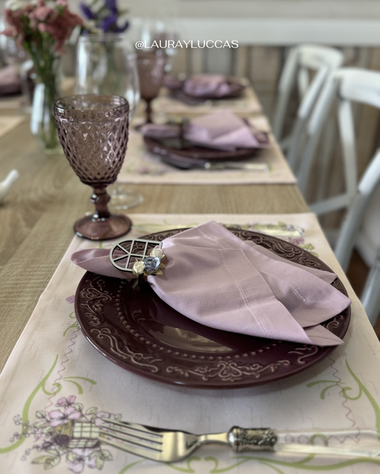 Kit de Mesa Puesta Rapunzel (porta servilletas ventana)