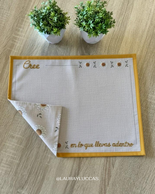 Kit con 7 Individuales Momentos Bonitos