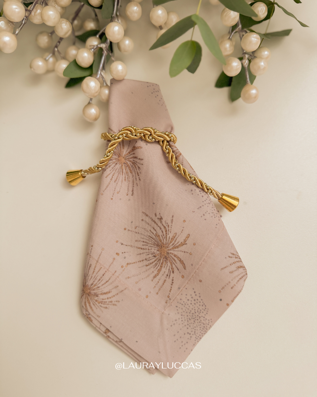 Servilleta de Tela Estampada Río de Janeiro - Beige