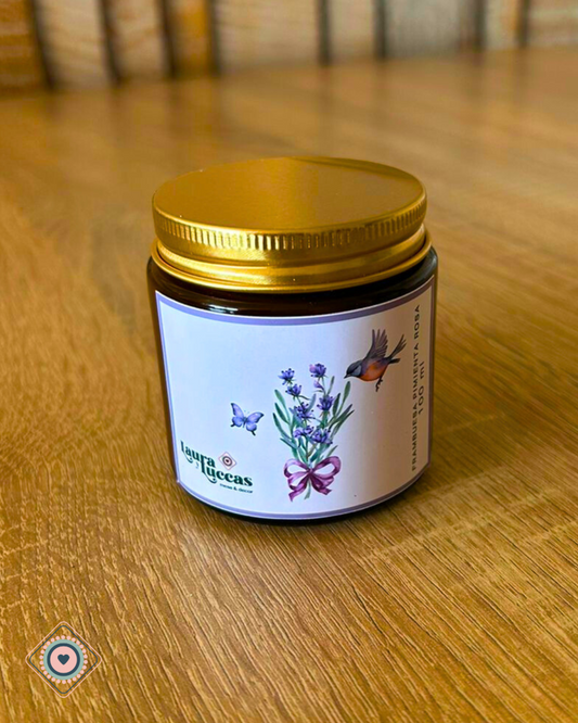 Vela de cera de soja aromática 100gr. Nido de Afecto