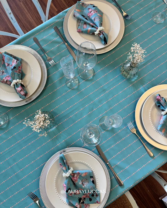 Mantel Rectangular Perlas Audrey
