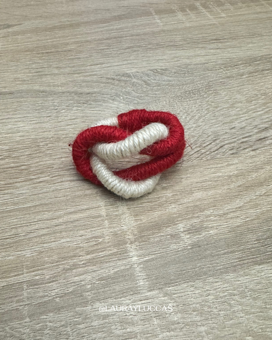 Porta servilletas Nudo Rojo