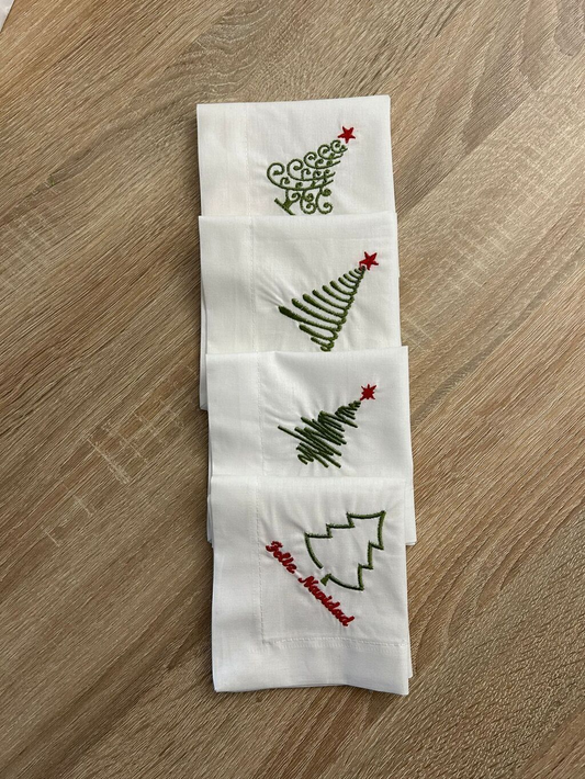Set de Servilletas coctel Navidad (4 unidades)