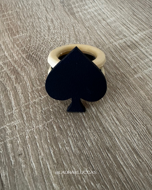 Porta servilletas Naipe Espadas (Alicia)