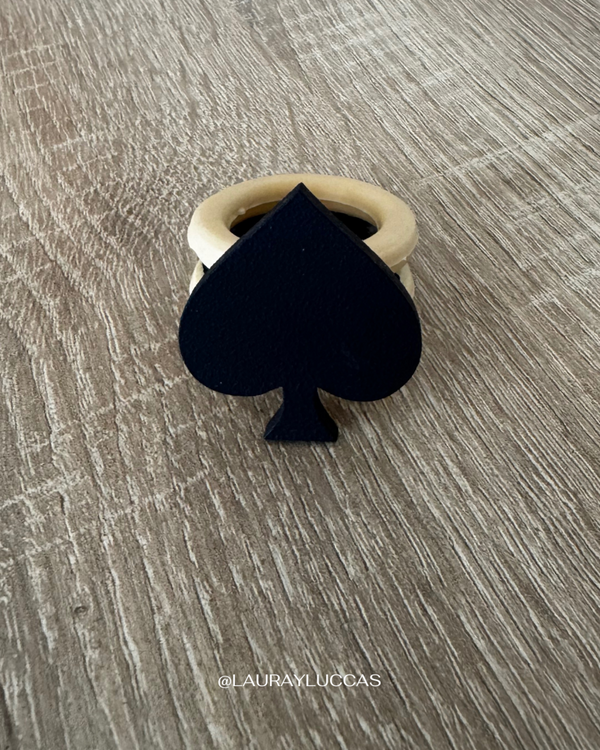 Porta servilletas Naipe Espadas (Alicia)