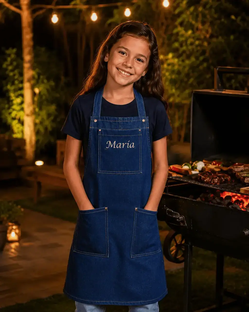 Delantal Mezclilla Personalizado Niños
