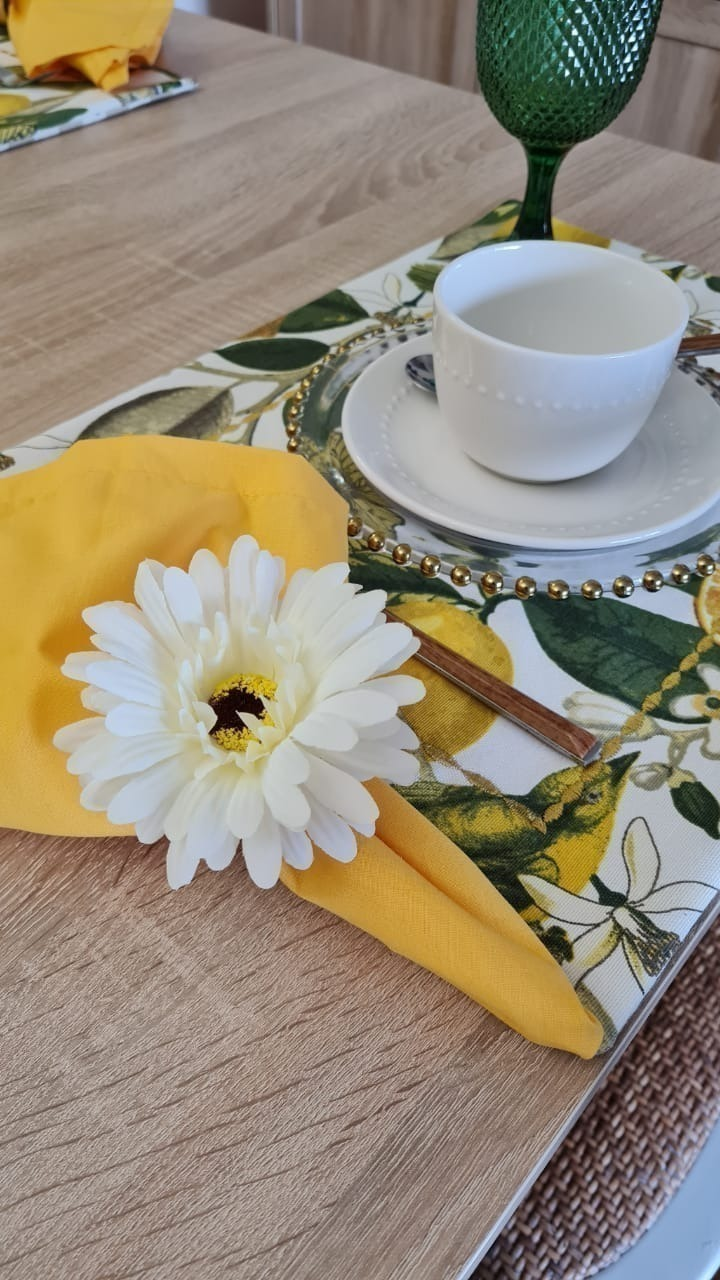 Servilleta de Tela color amarillo