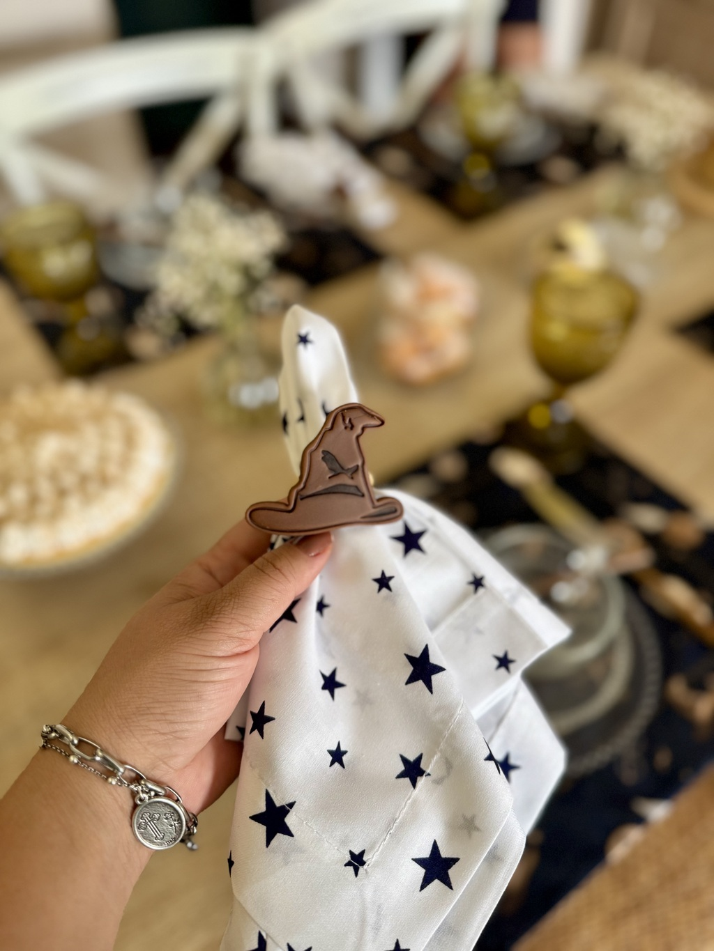 Servilleta de Tela Estampada Estrellas Harry Potter