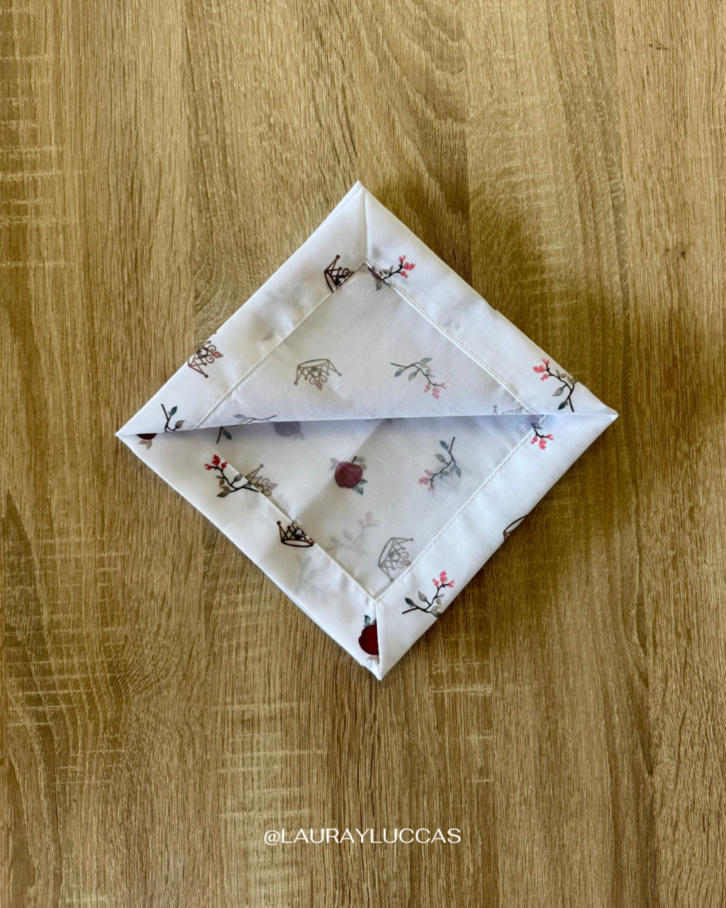 Servilleta de Tela Estampada Blancanieves