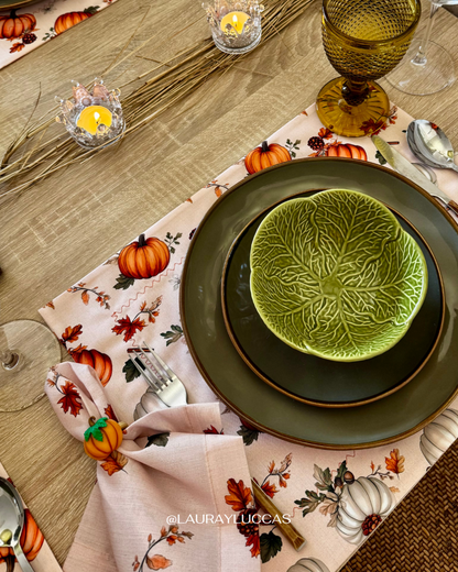 Kit de Mesa Puesta Otoño Americano