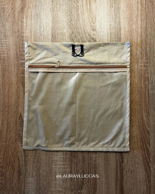 Organizador para mantelería talla M color crudo