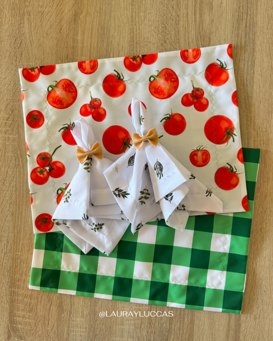 Kit de Mesa Puesta Italia con servilletas toscana