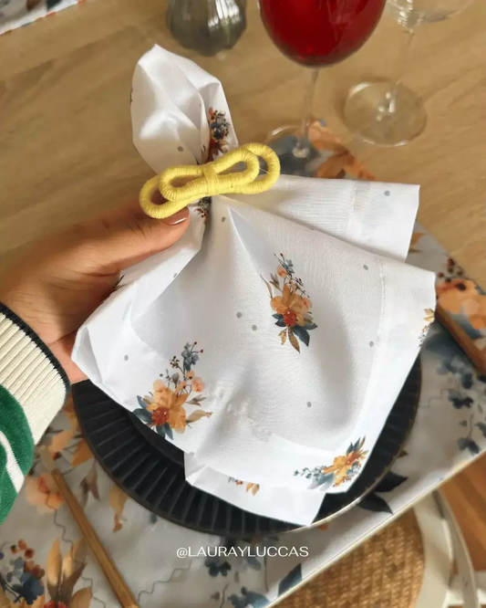 Servilleta de Tela estampada Cattleya