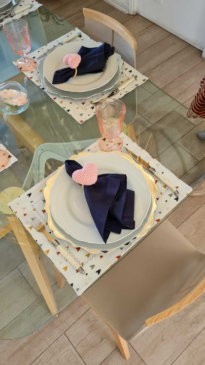 Kit de Mesa Puesta Corazones