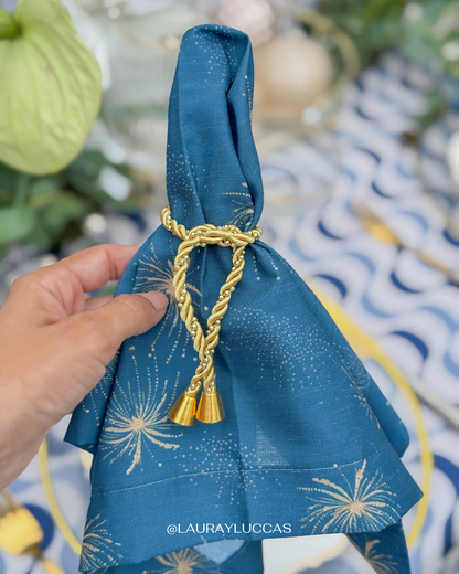 Servilleta de Tela Estampada Río de Janeiro - Azul
