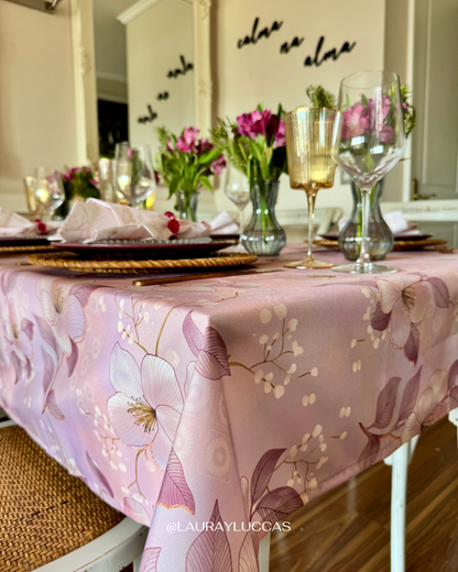 Mantel Rectangular Flor de Cerezo