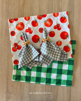 Kit de Mesa Puesta Italia con servilletas picnic verde