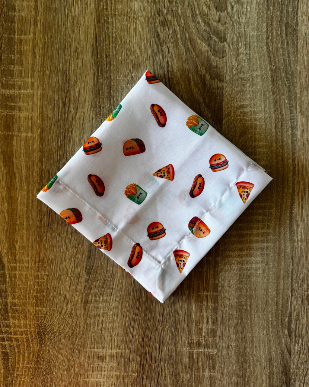 Servilleta de Tela Estampada Happy Food