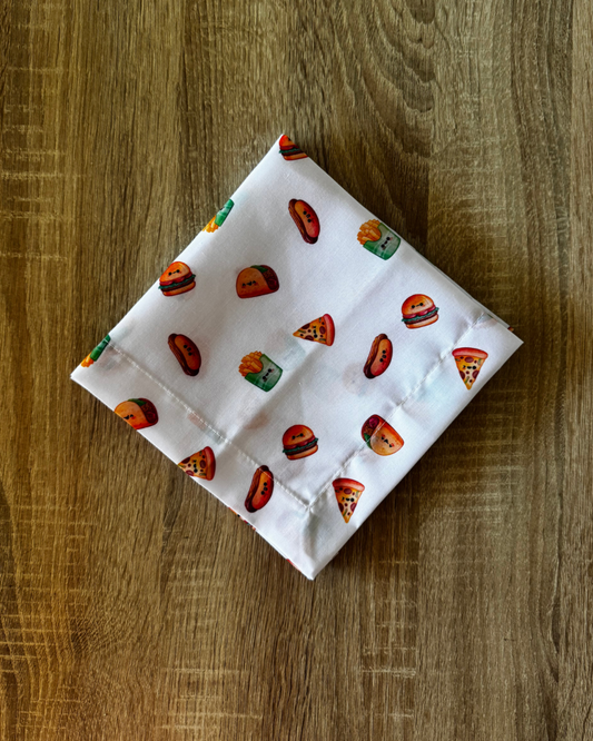 Servilleta de Tela Estampada Happy Food
