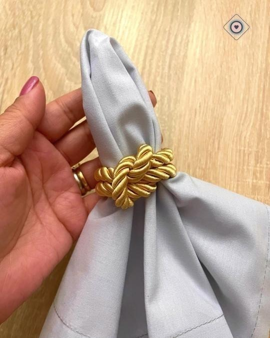 Servilleta de Tela Gris Perla
