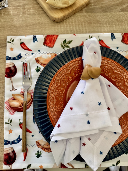 Porta servilletas en porcelana fría Empanadas Fritas