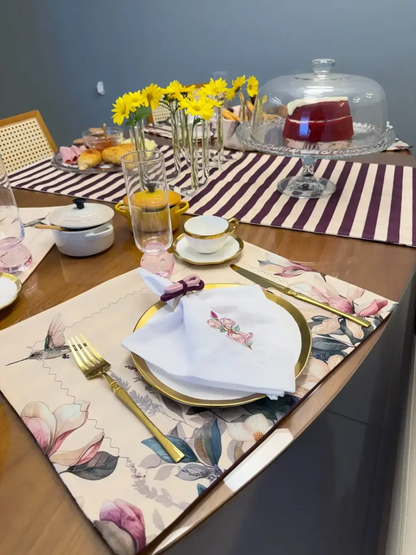 Servilletas de Tela Bordada Las Magnolias