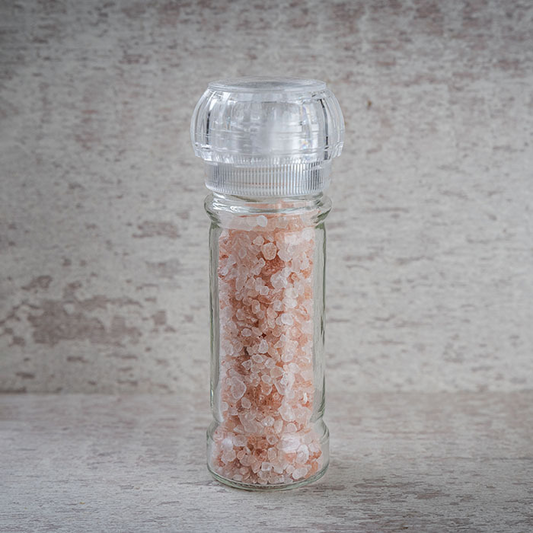 Molinillo de vidrio Sal Rosada fina 100g