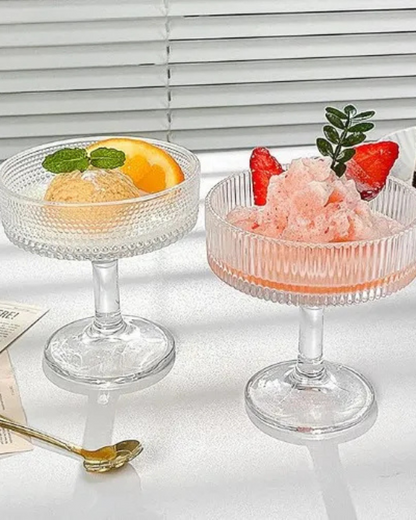 Set 2 copas de postre estilo coupe