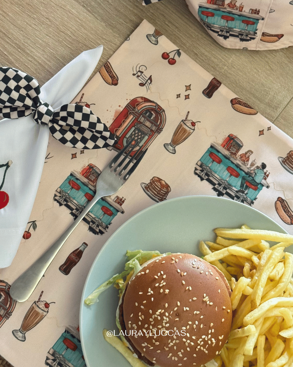 Kit de Mesa Puesta American Diner