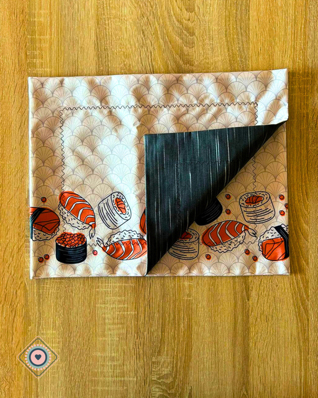 Kit de Mesa Puesta Japan Food (porta servilletas naranjo)
