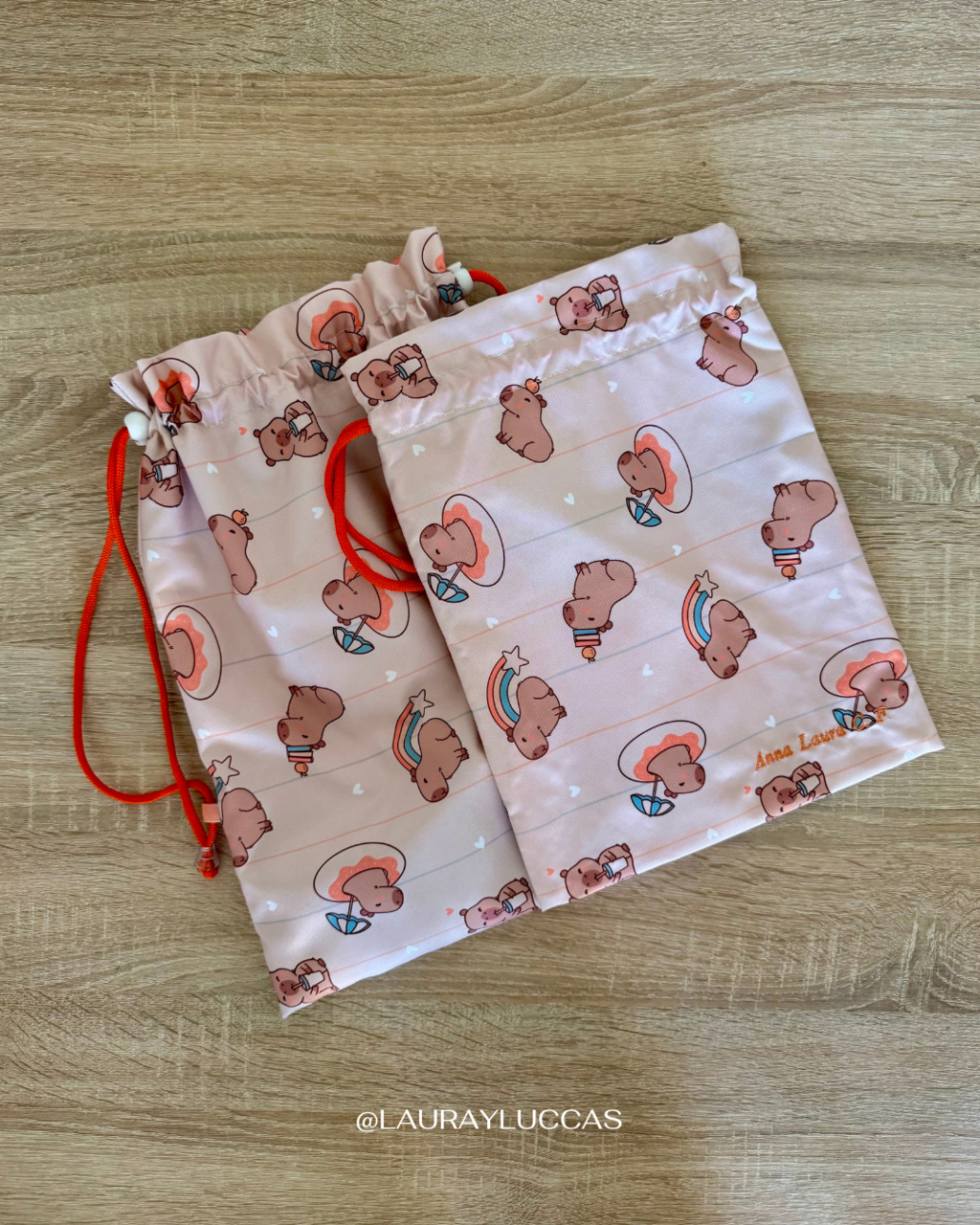 Morral Impermeable personalizado Capibara