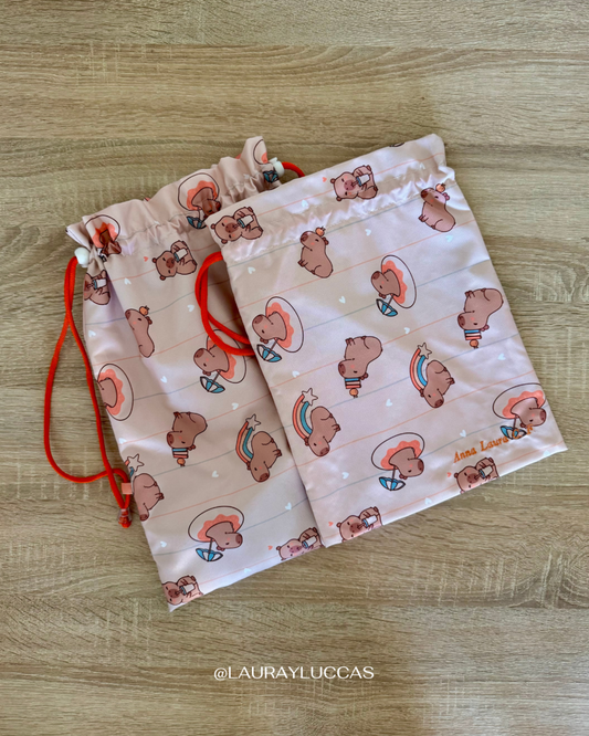 Morral Impermeable personalizado Capibara