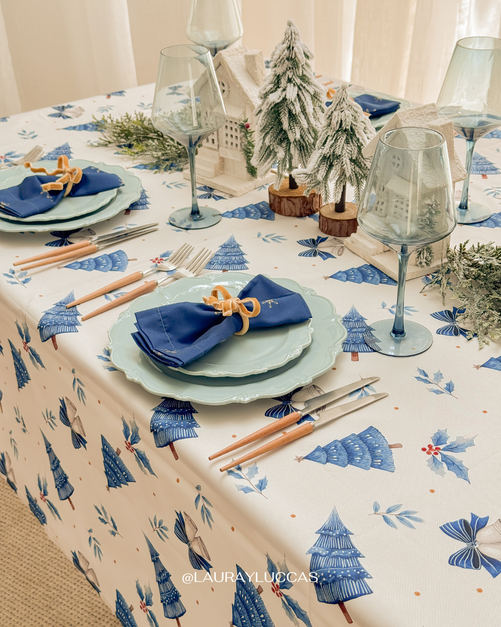 Mantel Noche Azul
