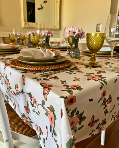 Mantel Rectangular Botánica