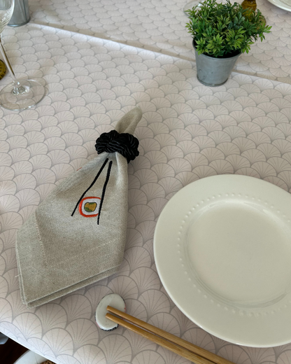 Mantel Rectangular Impermeable Japan Food