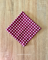 Servilleta de Tela Estampada Picnic burdeos