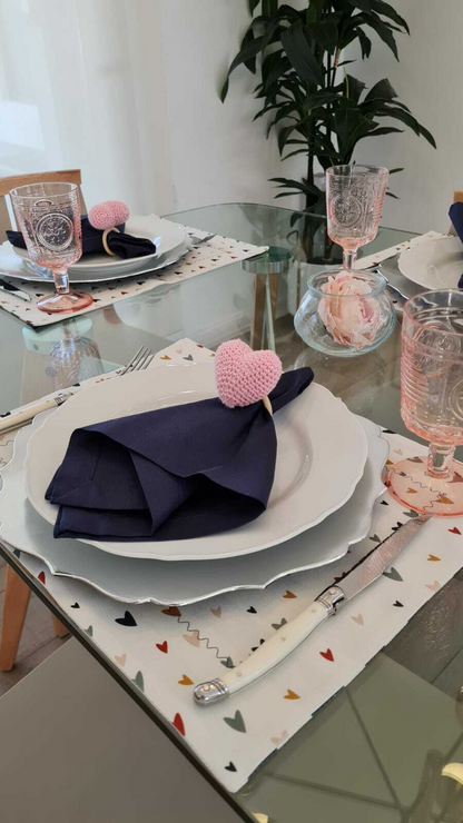 Kit de Mesa Puesta Corazones