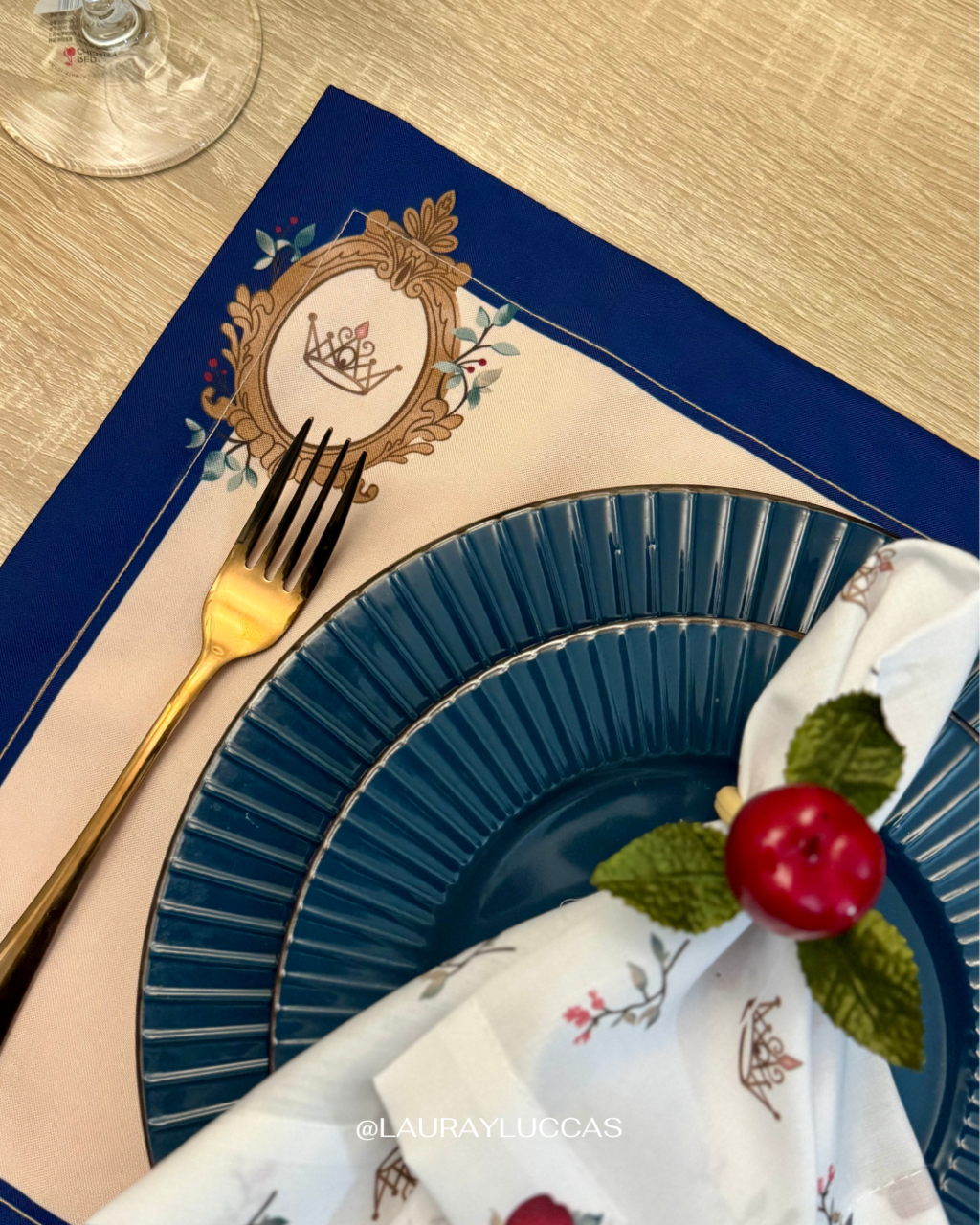 Servilleta de Tela Estampada Blancanieves