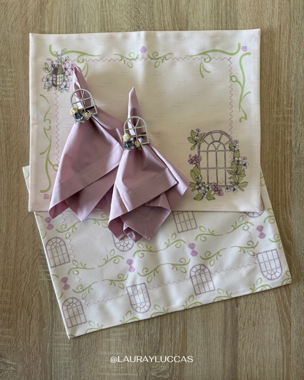 Porta servilletas Ventana Rapunzel