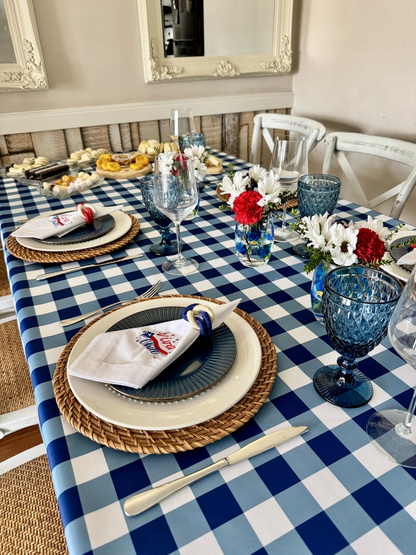 Mantel Rectangular Picnic azul
