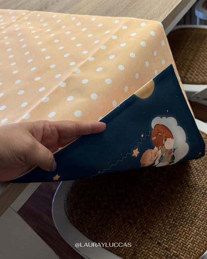Camino de mesa doble faz impermeable Principito