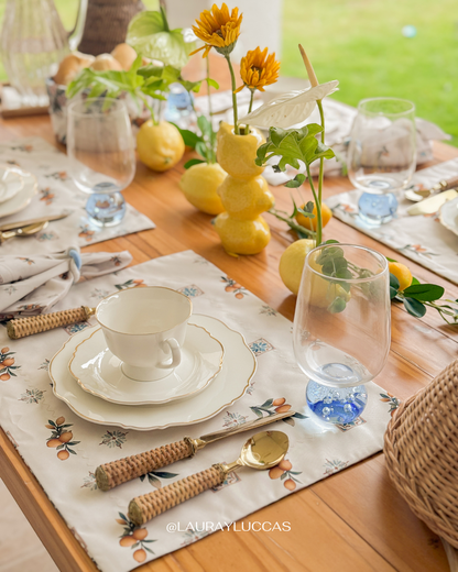 Set familia - 4 individuales doble faz Sorrento