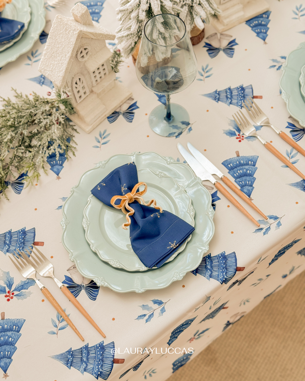 Mantel Noche Azul