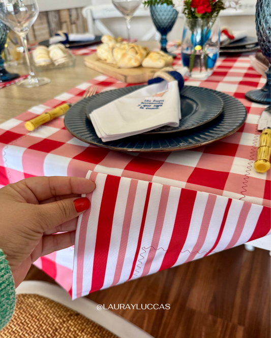 Camino doble faz Sabor Picnic Rojo