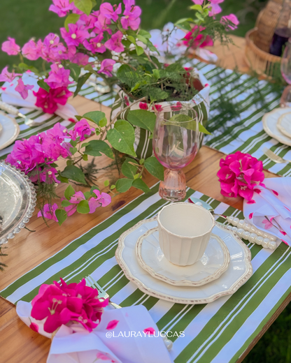 Individual de tela doble faz impermeable Bougainville