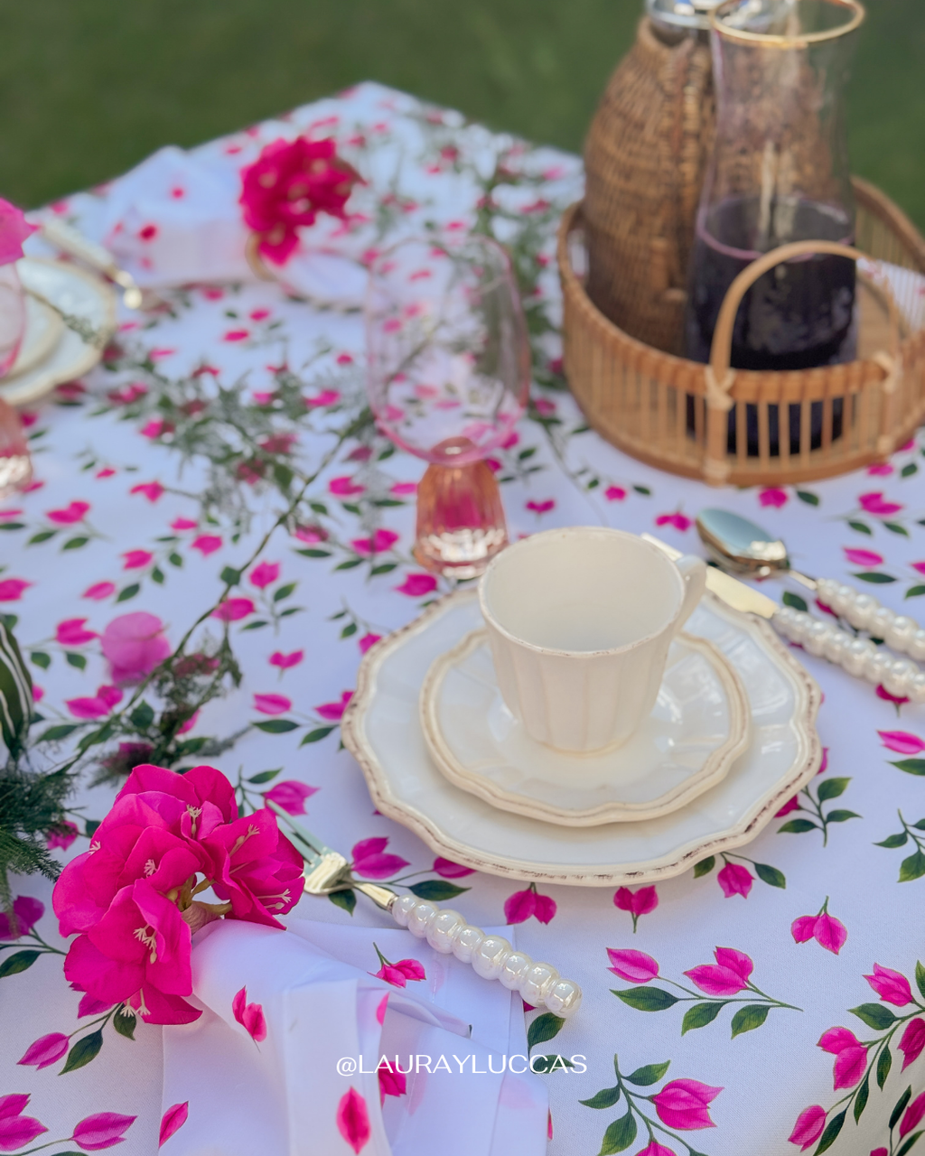 Servilleta de Tela Estampada Bougainville