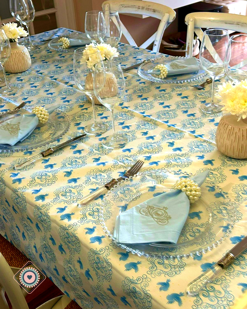 Mantel Rectangular Impermeable Encanto (Cenicienta)