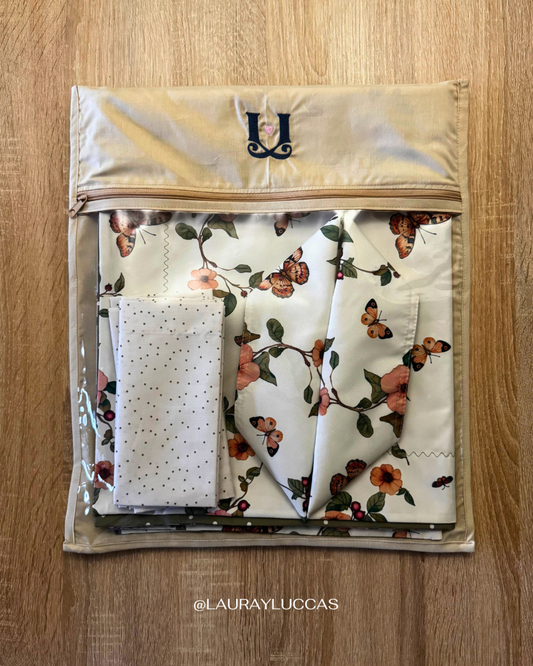 Organizador para mantelería talla L color CRUDO