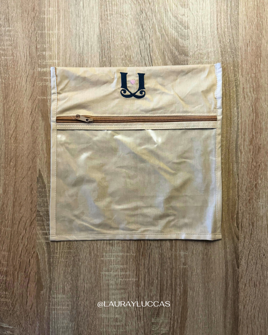 Organizador para mantelería talla S color crudo