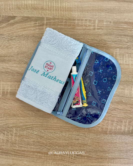 Estuche higiene Impermeable personalizado Gamer (incluye toalla)